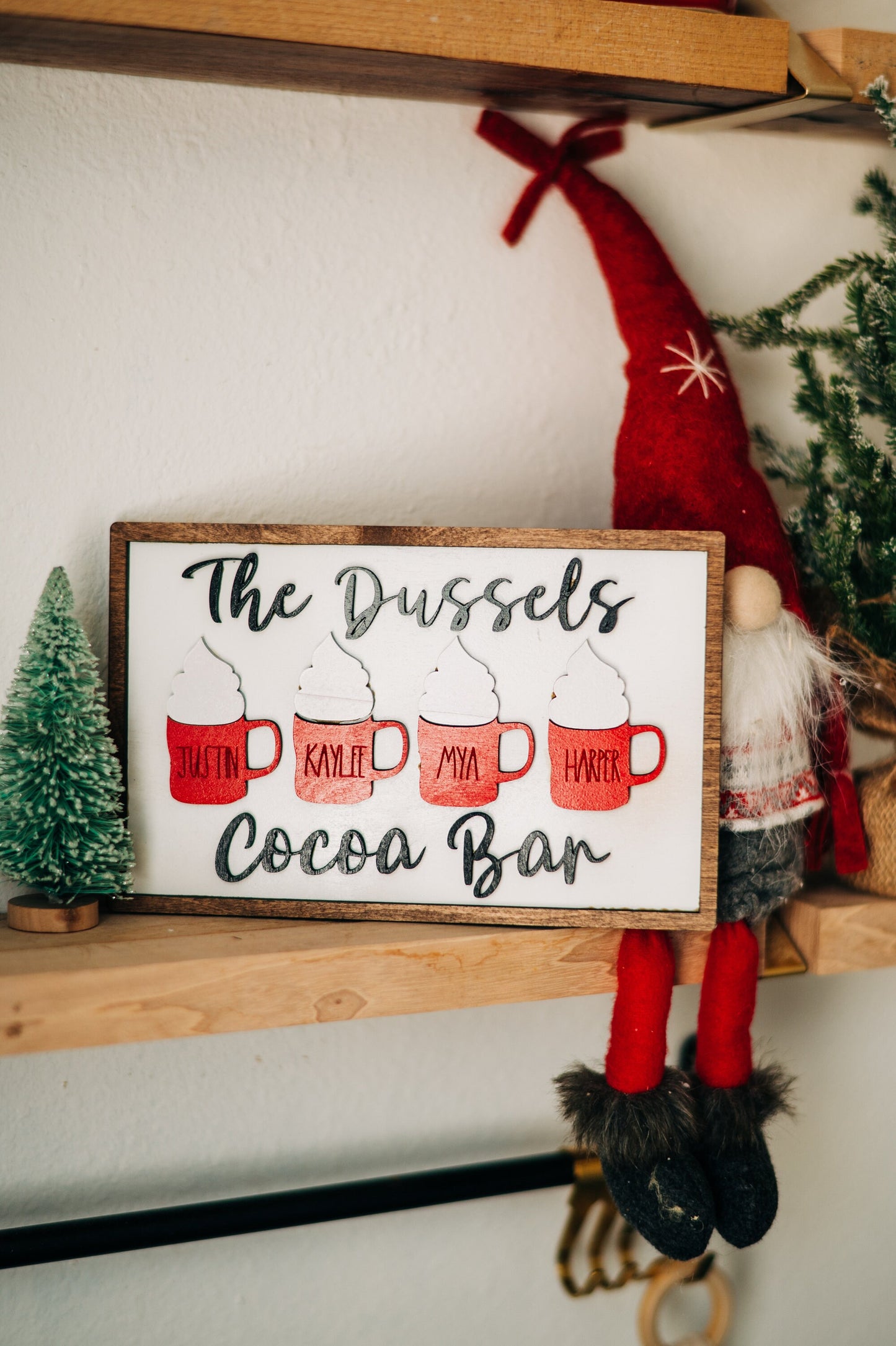 Personalized Cocoa Bar Sign - Cocoa Bar Family Decor - Cocoa Bar Decor - Cocoa Bar Signs - Personalized Cocoa Bar - Farmhouse Cocoa Bar