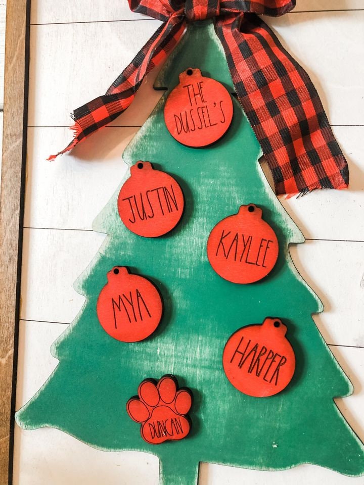 Personalized Christmas Signs, Christmas Decor, Family Sign,  Farmhouse Christmas Decor