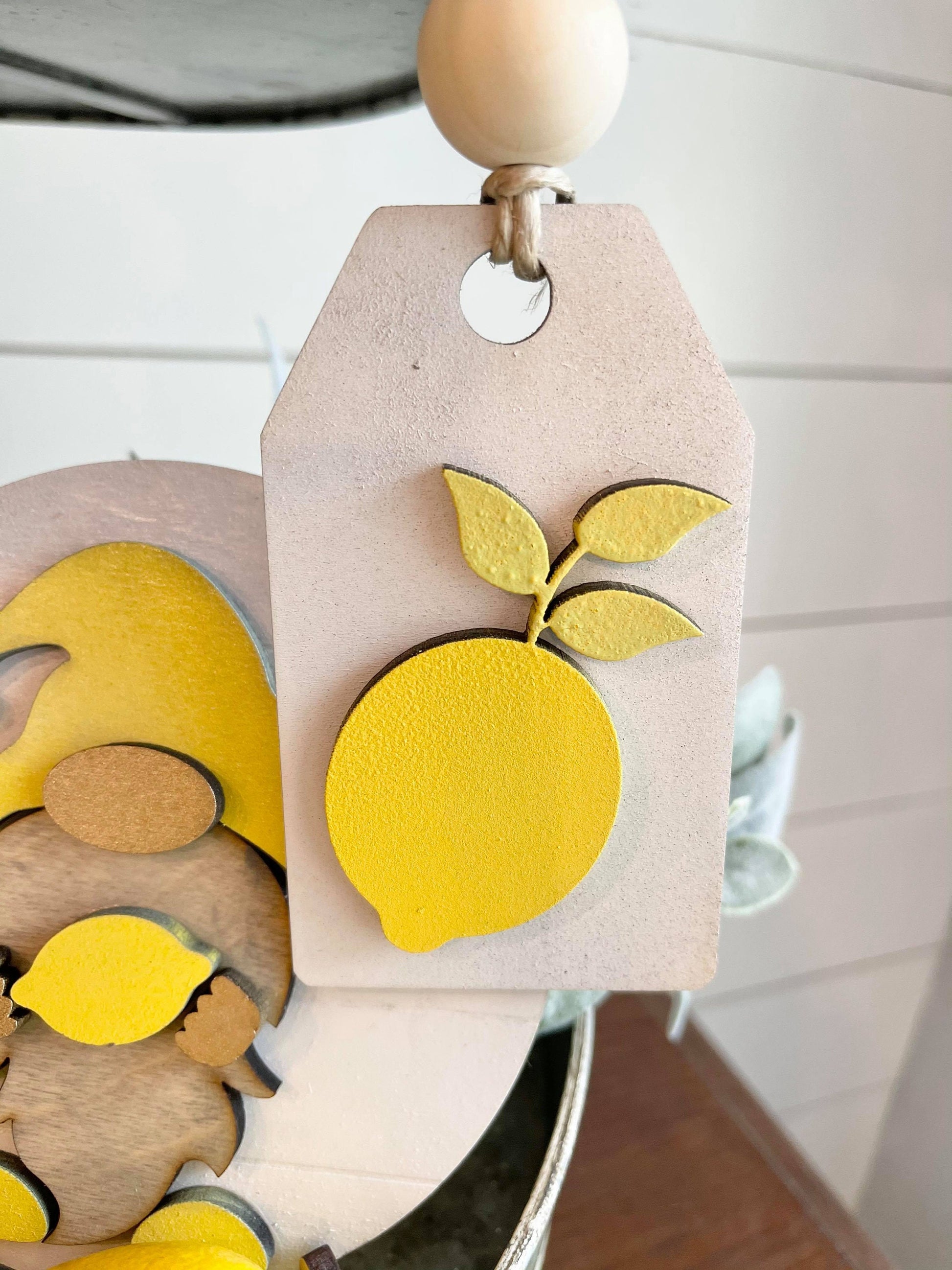 Lemon Tiered Tray Signs, Lemon Decor, Lemon 3D Mini Signs, Lemon Farm Decor - Lemon Quotes signs, Farmhouse Lemons, Tiered Tray Signs
