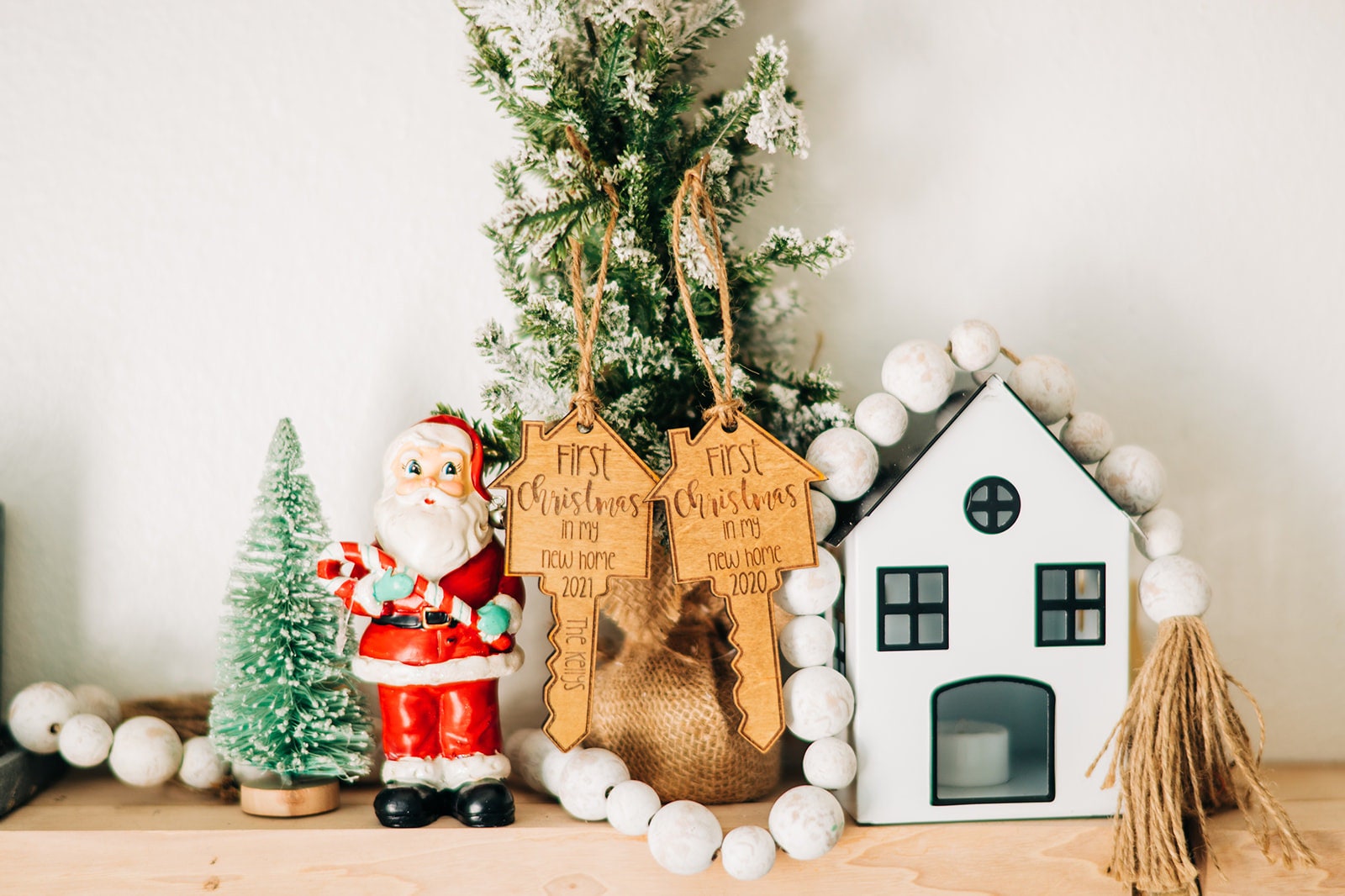 First Christmas in our new home personalized key shaped ornaments - New home ornaments - Just moved Christmas Ornaments 2020 Christmas