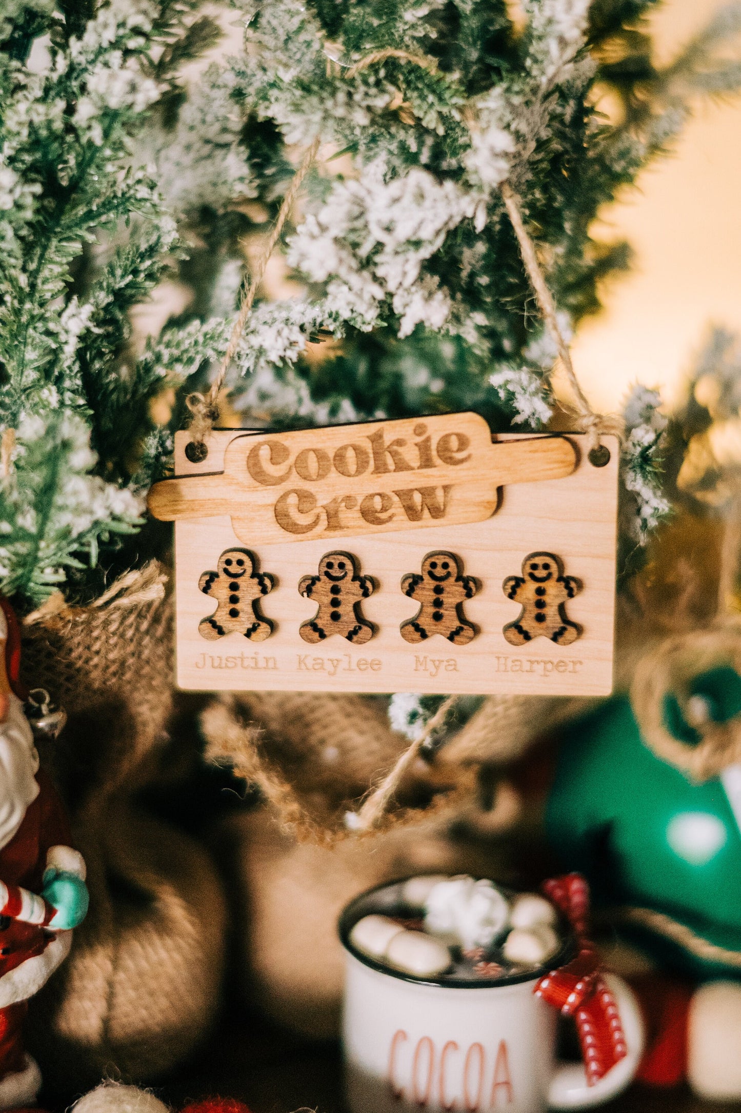 Family Ornament, Gingerbread Ornament, Gingerbread Family, Cookie Crew, Grandparent Ornament