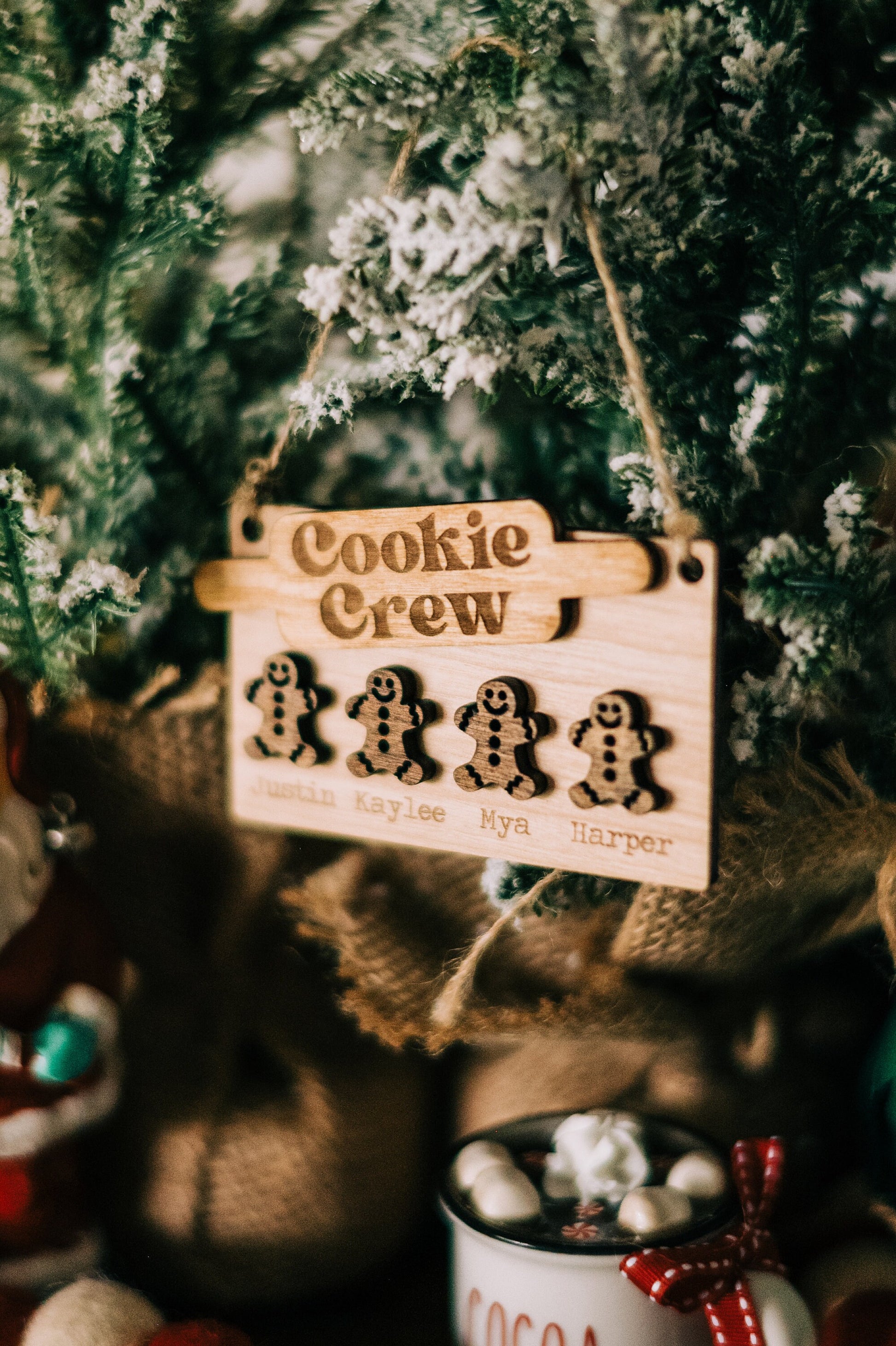 Family Ornament, Gingerbread Ornament, Gingerbread Family, Cookie Crew, Grandparent Ornament