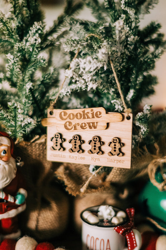 Family Ornament, Gingerbread Ornament, Gingerbread Family, Cookie Crew, Grandparent Ornament